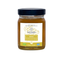 Geusi Vounou Organic Flower Honey, 450g | Greek Wildflower Honey, Smooth & Naturally Sweet