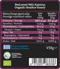 Axion Esti Organic Heather Honey, 450 g