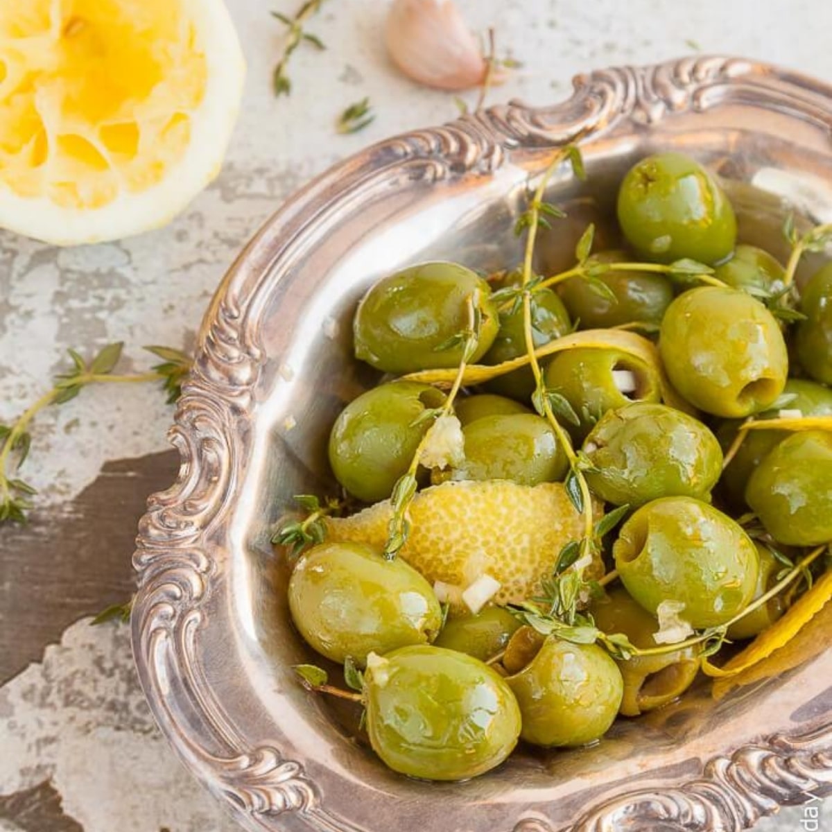 Hermes Dimarakis Estate Green Olives Stuffed with Garlic, 380 g | Greek Whole Olives in Brine, Mediterranean Appetizer