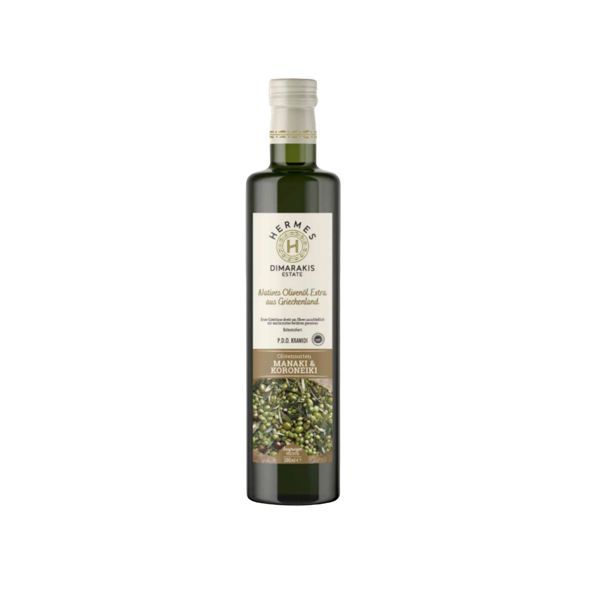 Hermes Dimarakis Extra Virgin Olive Oil, 500 ml | Manaki & Koroneiki Blend, Greek EVOO