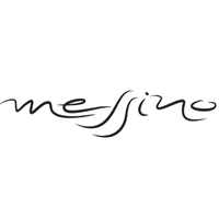 Black cursive text 'Messino' logo on a white background