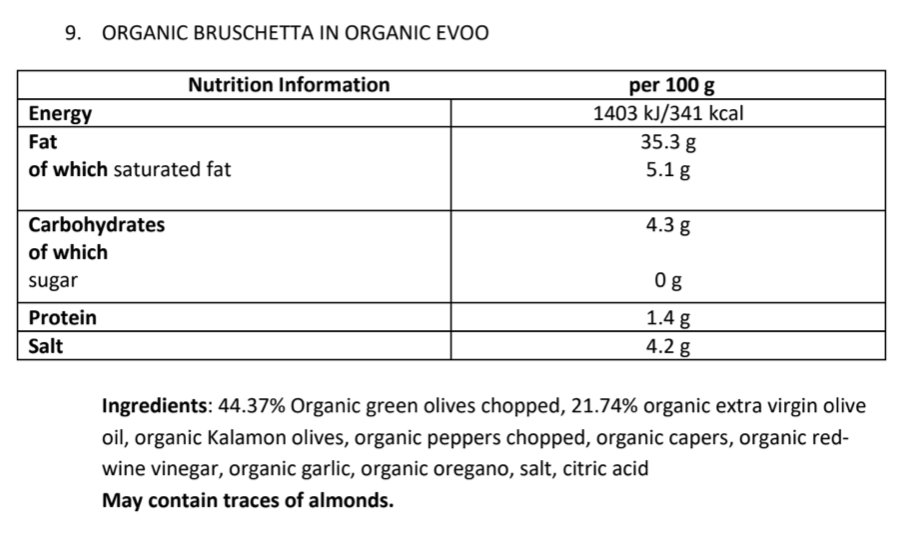 Hermes Dimarakis Organic Bruschetta, 280g | Greek Tomato & Olive Spread in EVOO, Mediterranean Appetizer Spread