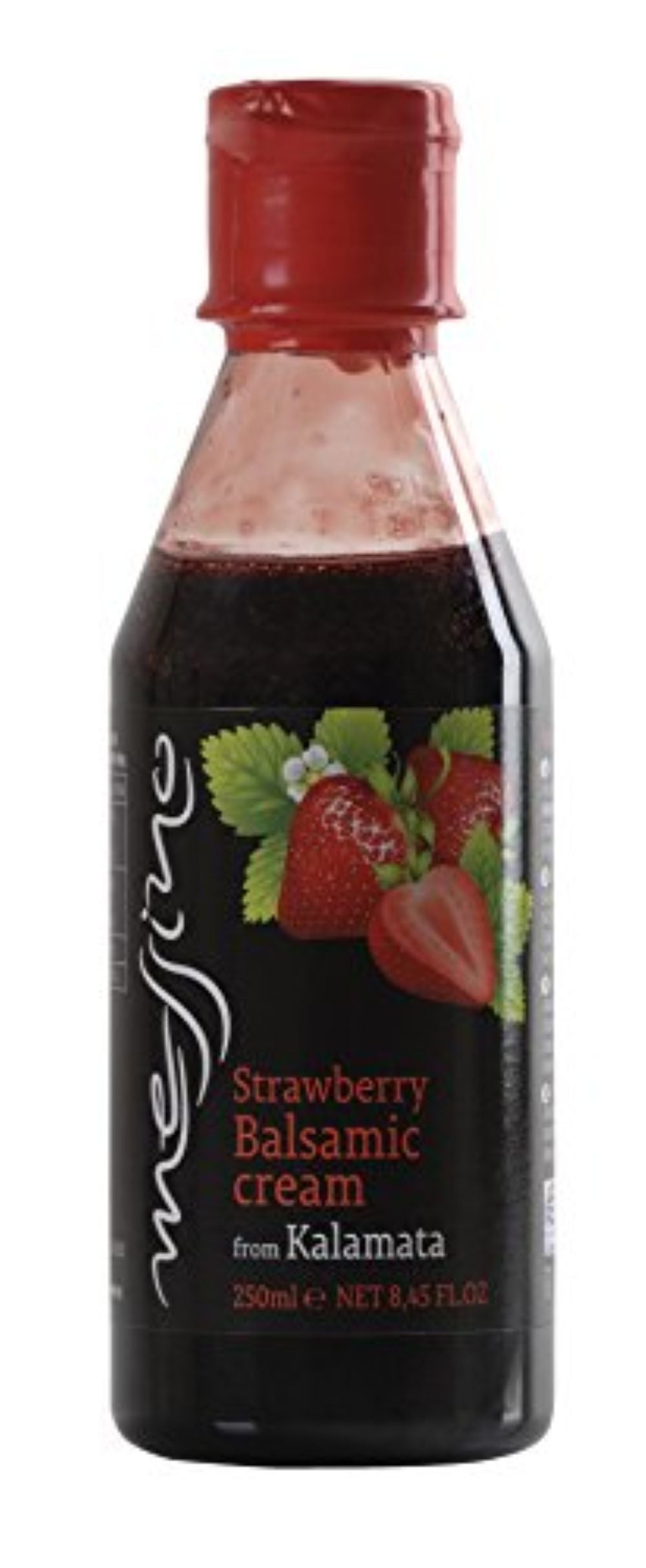 Messino Strawberry Balsamic Glaze, 250ml | Fruit Balsamic Reduction, Sweet & Fruity