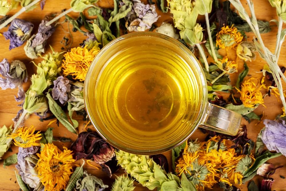 Organic Tonic Herb Tea from Greece, (10 sachets per box) - from Geusi Vounou