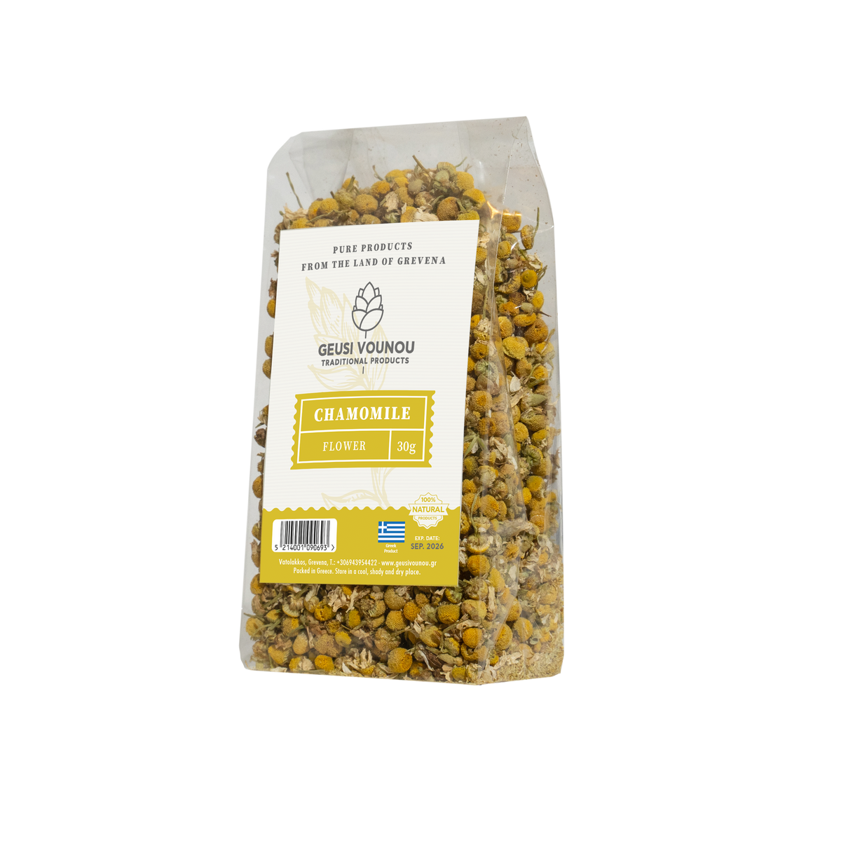 Chamomile Tea from Greece, 30g (by Geusi Vounou)