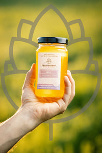 Geusi Vounou Organic Pine Honey, 450g | Greek Forest Honey, Rich & Mineral-Rich