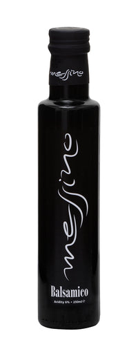 Front of bottle of Messino Balsamic Vinegar