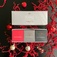 Gift box of Classic, Truffle and Pomegranate Pearls
