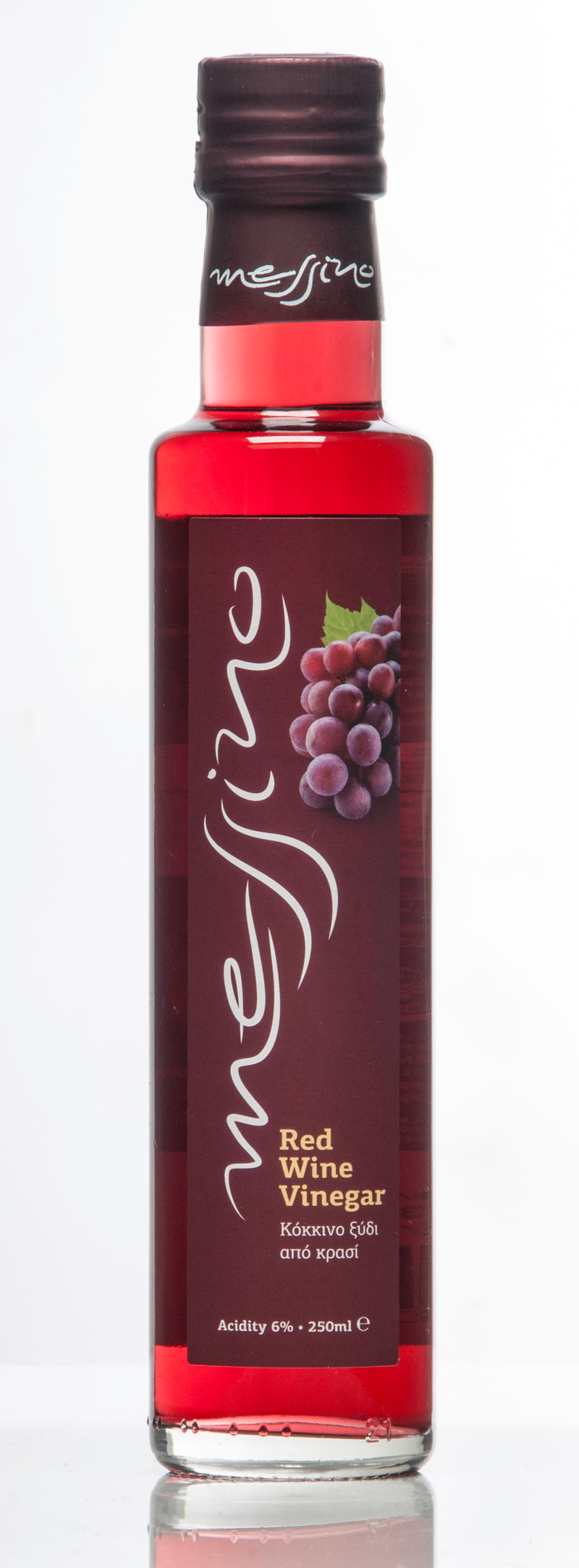 Front label of bottle of Messino Red Wine Vinegar