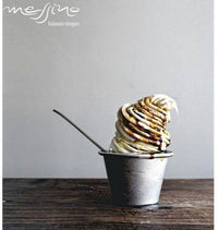 Messino balsamic glaze reduction imported from Greece with Fig flavor on ice cream